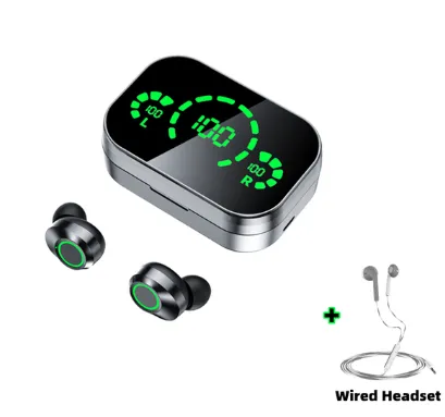 🌟 Upgraded LED Display Bluetooth 5.3 Earphones - Seamless Connectivity and Crystal-Clear Sound