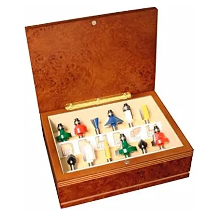 ^12Pc Router Bit Set