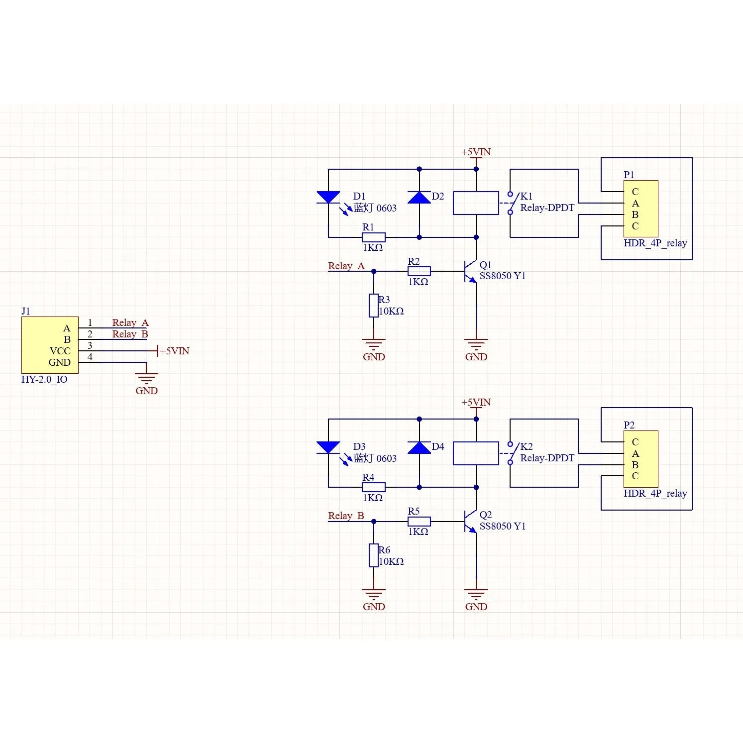 2-Channel SPST Relay Unit