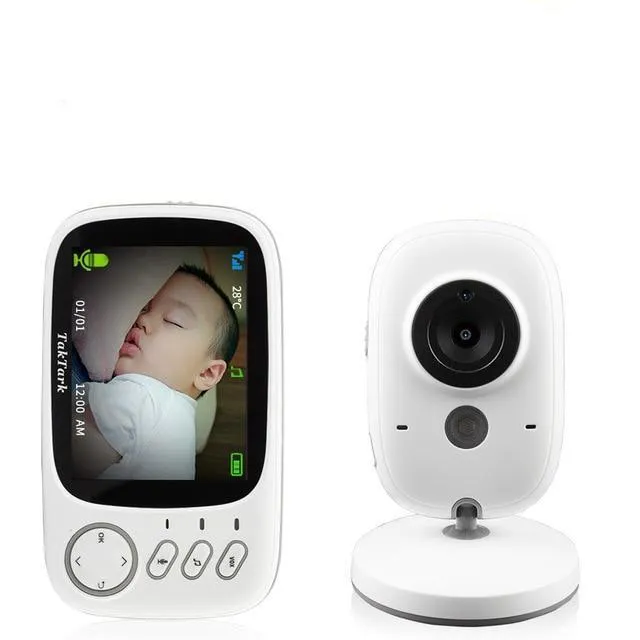 3.2" Wireless Video Baby Monitor Temperature Monitoring