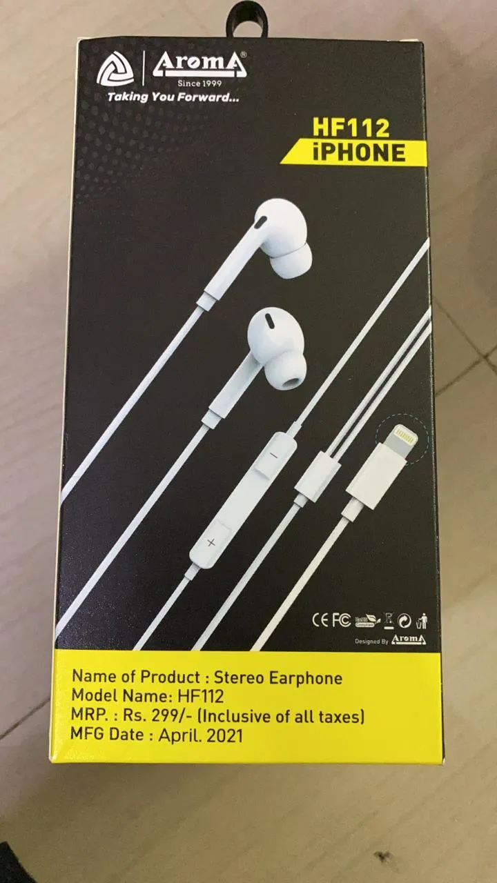 AROMA stereo Earphones HF-112