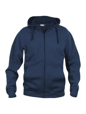 Basic Hoody Full Zip Dark Navy 021034