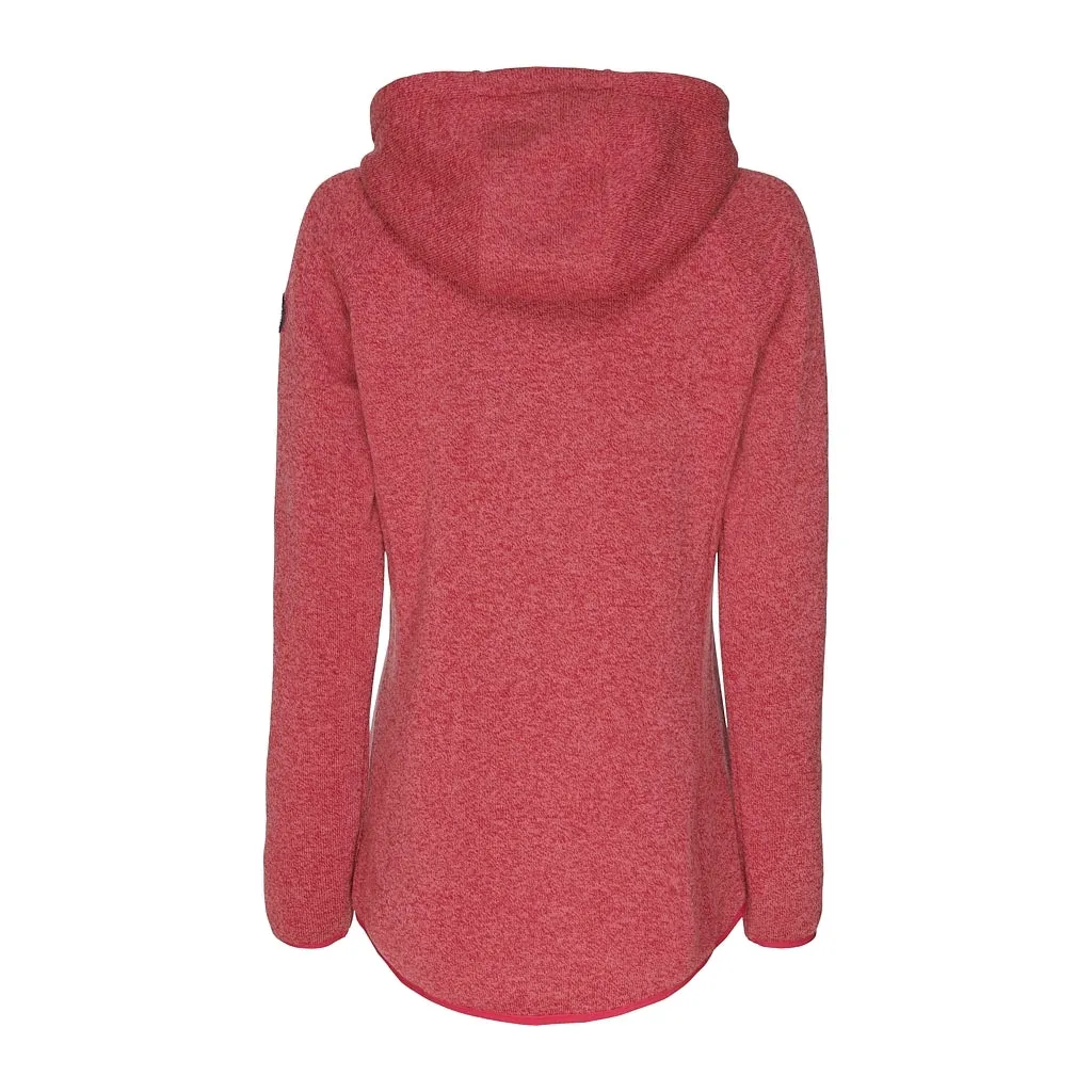 Bea Fleece Zip Jacket - Carmine Red