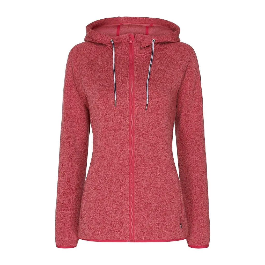 Bea Fleece Zip Jacket - Carmine Red