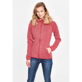 Bea Fleece Zip Jacket - Carmine Red