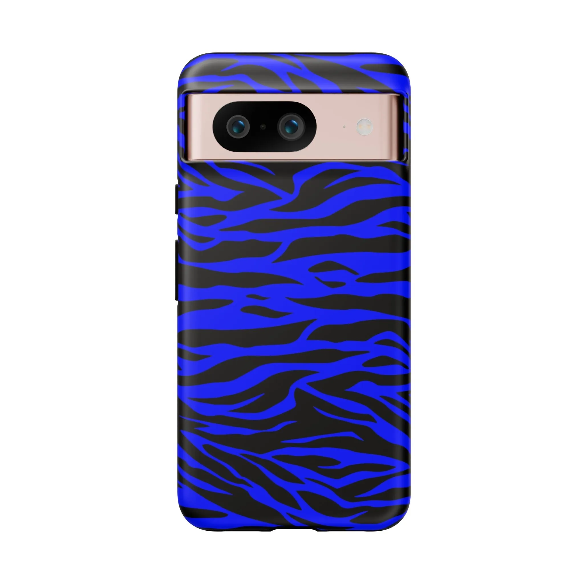 Blue Wild Tiger Print Pattern Tough Phone Case To protect your Phone