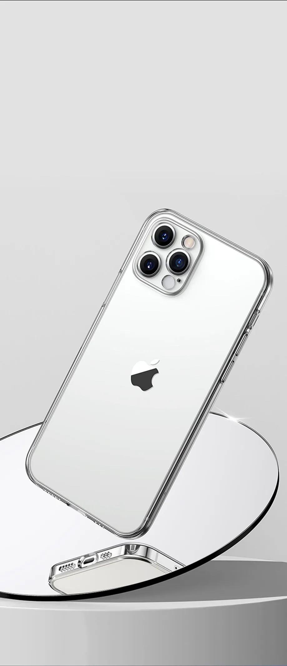 Camera Lens Protection Clear Phone Case For iPhone 12 Pro Max Silicone Soft Cover For iPhone 12 Mini Shockproof Back Cover