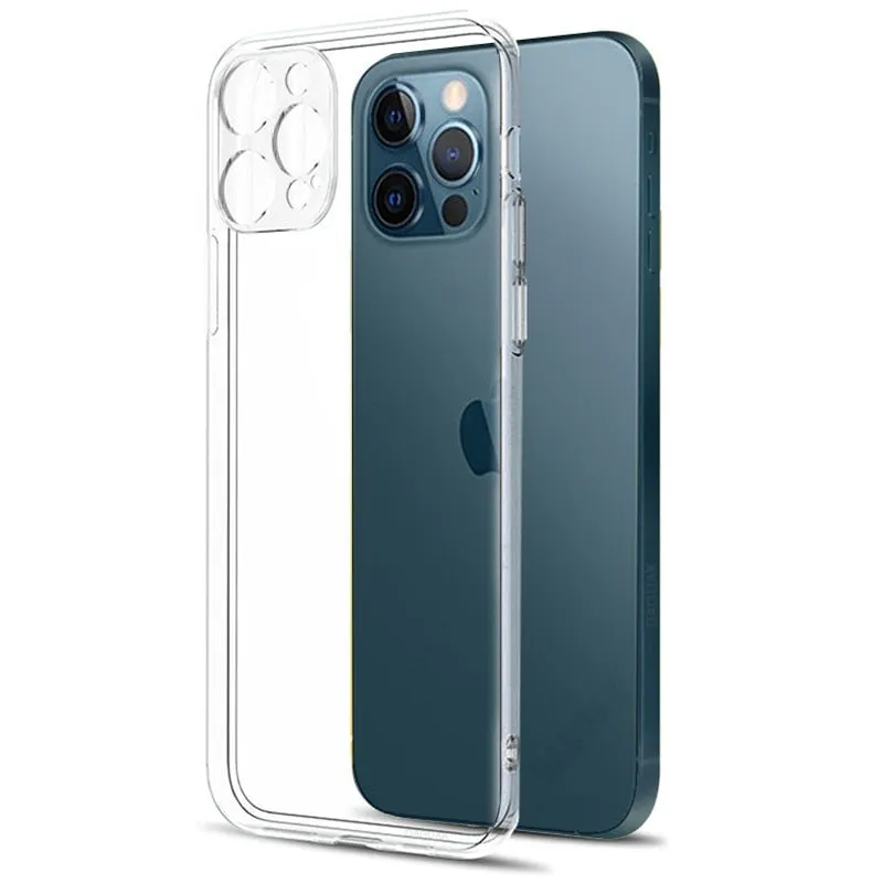 Camera Lens Protection Clear Phone Case For iPhone 12 Pro Max Silicone Soft Cover For iPhone 12 Mini Shockproof Back Cover