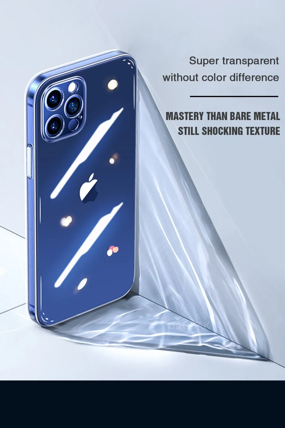 Camera Lens Protection Clear Phone Case For iPhone 12 Pro Max Silicone Soft Cover For iPhone 12 Mini Shockproof Back Cover