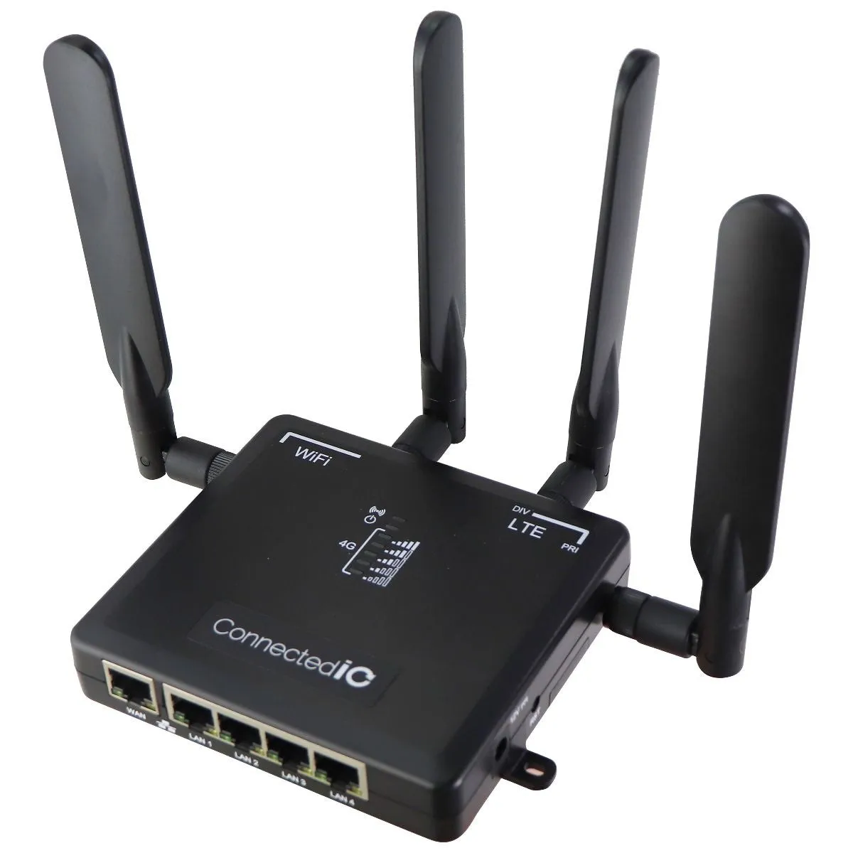 Connected IO WI-FI Router w/ 4G LTE/3G Cellular Modem (ER2500T-NA-CAT1) - Black