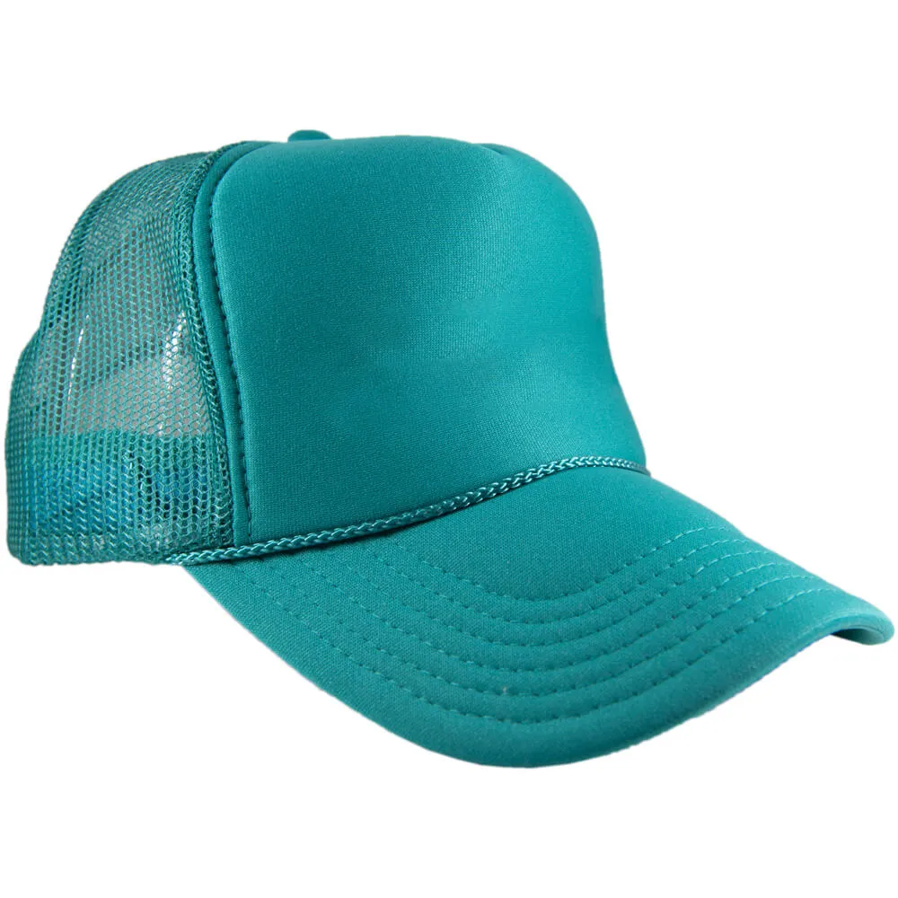 Deep Teal Wholesale Foam Trucker Hat