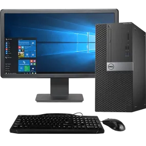 Dell OptiPlex 3040 Intel i5, 6th Gen Tower PC with 20" Monitor