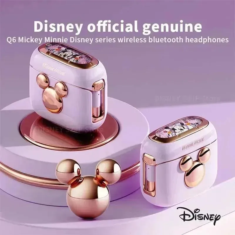 Disney Mickey Minnie Q6 Stereo Earphones