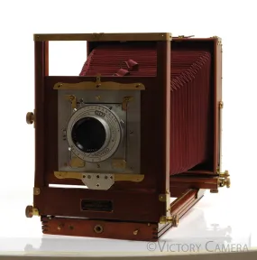 Eastman Kodak 8x10 View Camera No.2D w/ Ektar 12" f6.3, 5x7 Reducing Back, Case