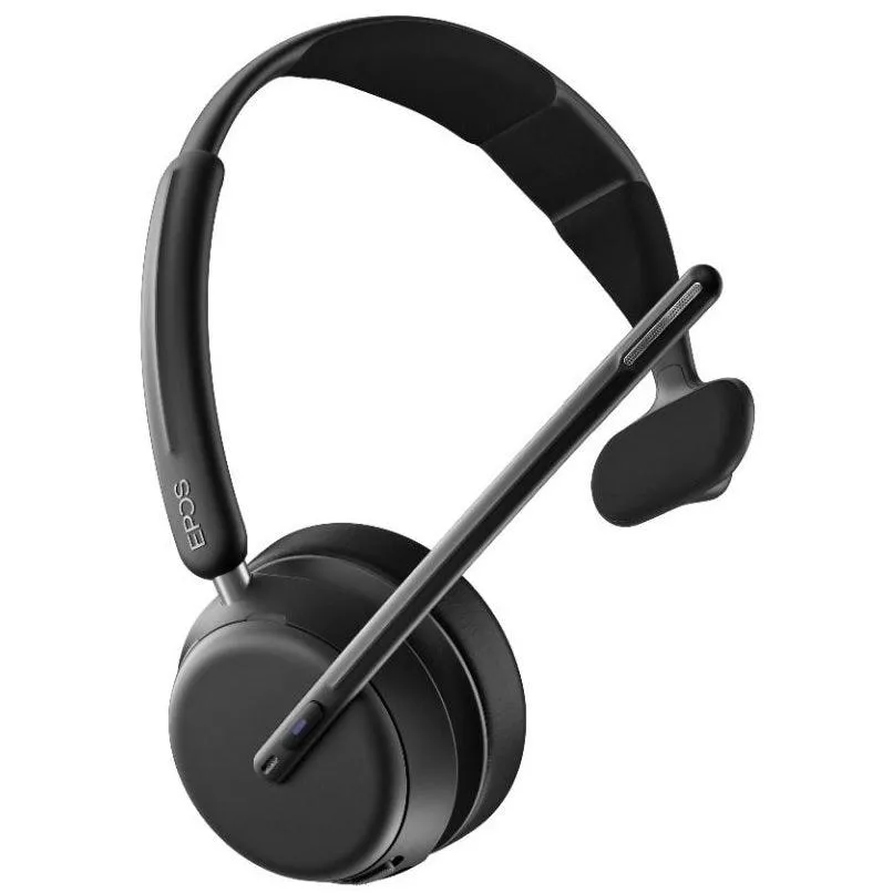 EPOS Impact 1030T Headset Wireless Monaural Over-the-head Mono Bluetooth Noise Cancelling Black