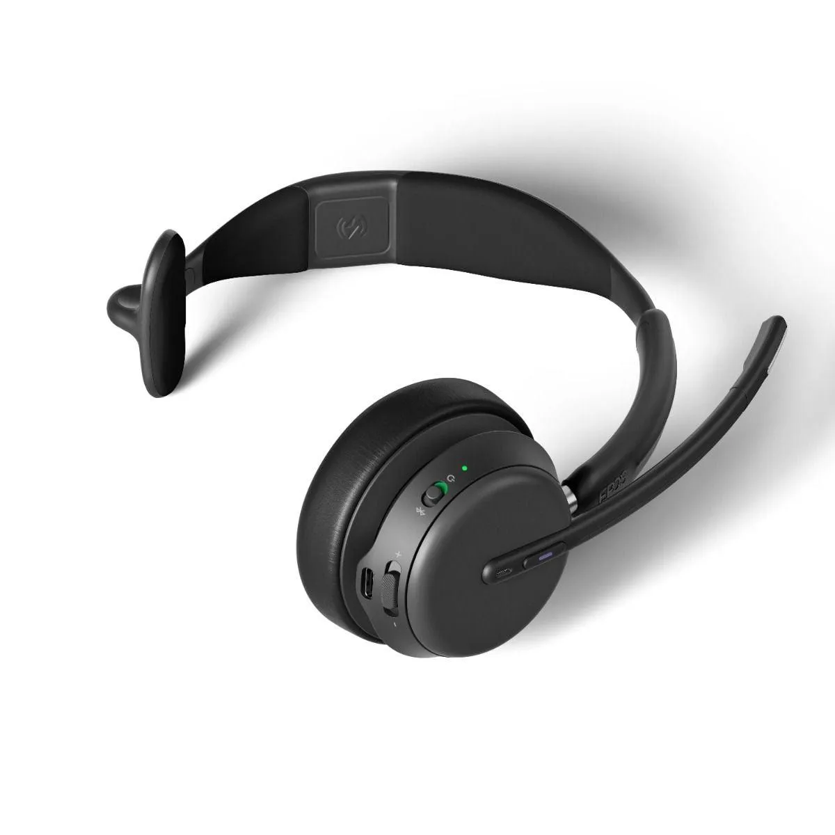 EPOS Impact 1030T Headset Wireless Monaural Over-the-head Mono Bluetooth Noise Cancelling Black