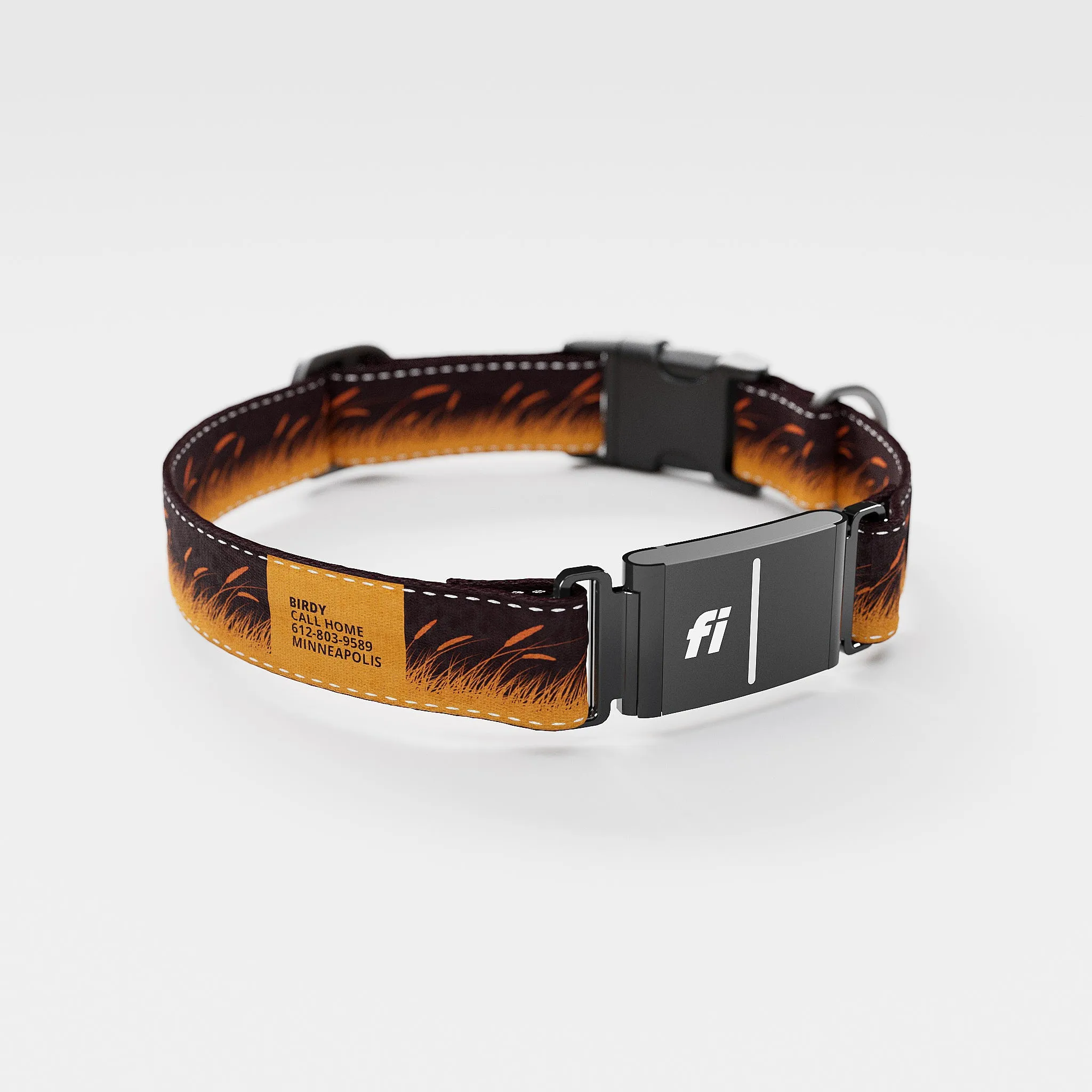 Fi GPS Included Marsh Brown Everyday Collar (6 month subscription)