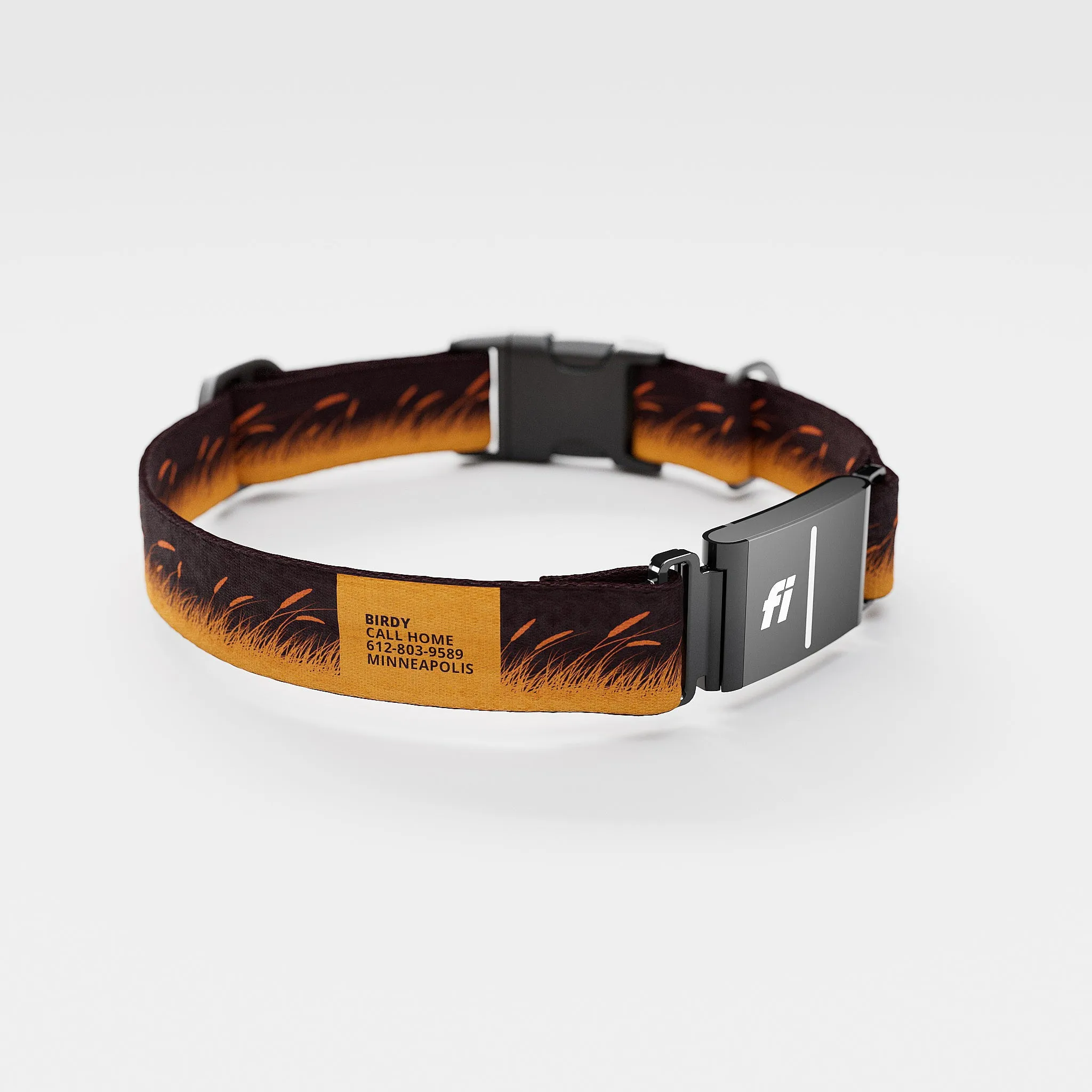 Fi GPS Included Marsh Brown Everyday Collar (6 month subscription)