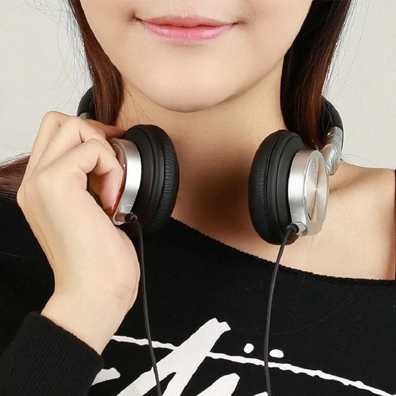 Foldable 3.5mm Headphones With Mic Portable Gaming Headset