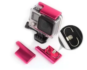 GoPro Replacement Rear Snap Latch Housing Lock for Hero 3 /4 - Magenta