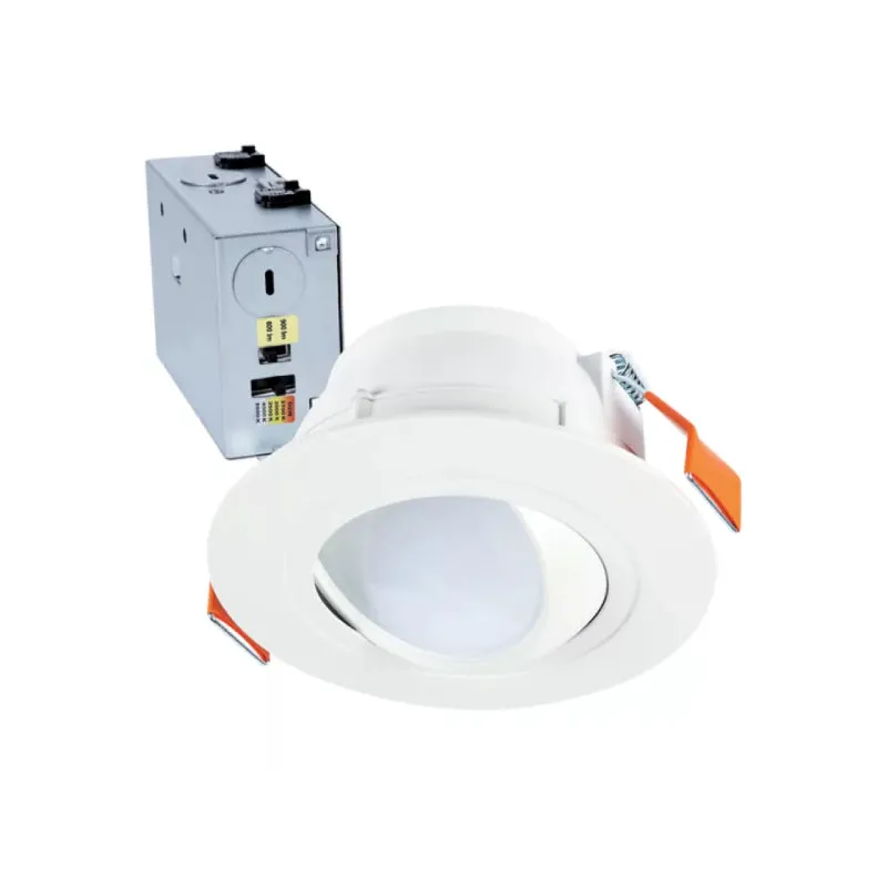 Halo RA6LS 6" Baffle Adjustable Canless LED Downlight, Lumen & CCT Selectable