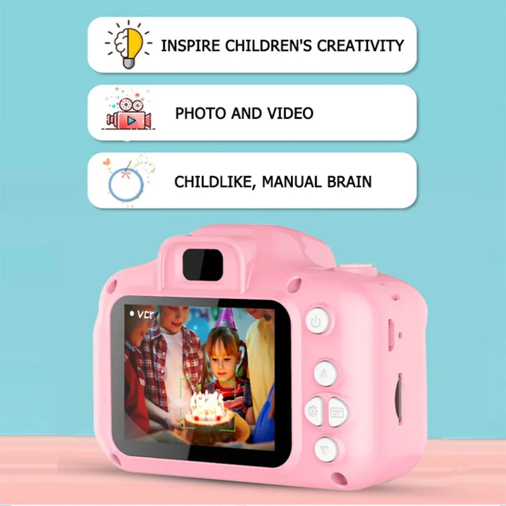 HD Kids Digital Camera with 2.0" LCD, 32G Card, Shockproof