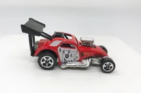 Hot Wheels Red Fiat 500C (2000)