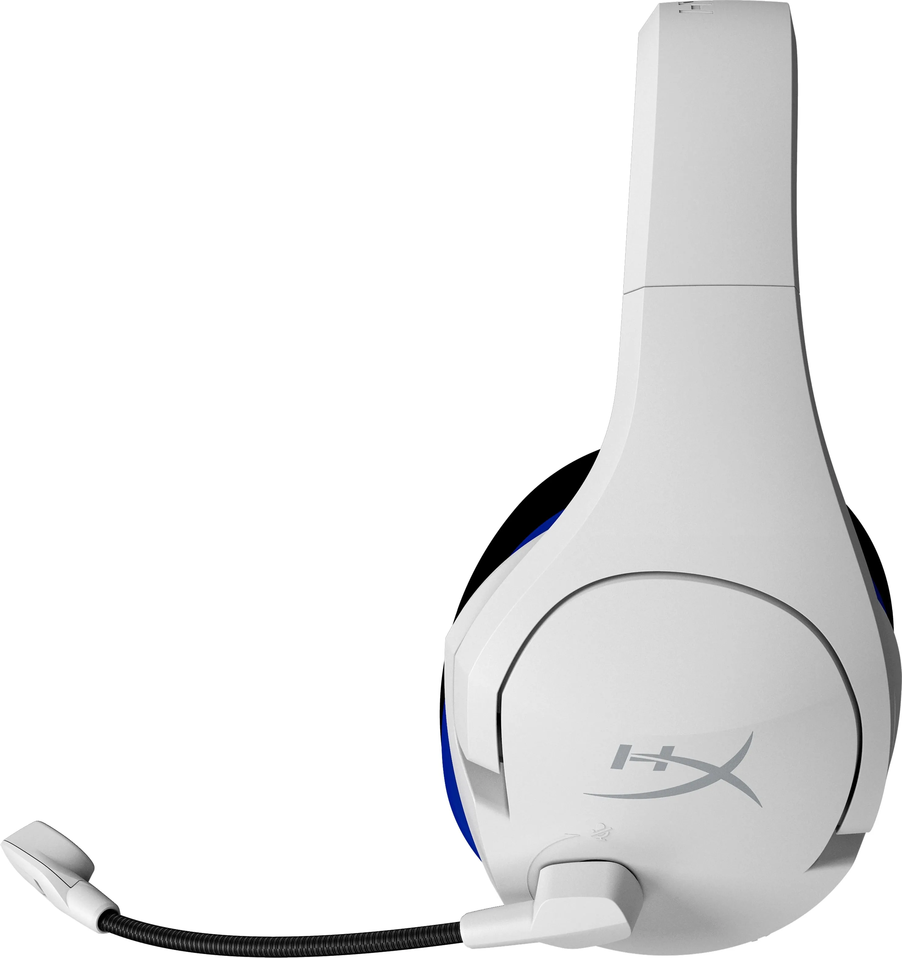 HP HyperX Cloud Stinger Core Wireless Gaming Headset for PS5-PS4, USB 2.0, White-Blue - 4P5J1AA