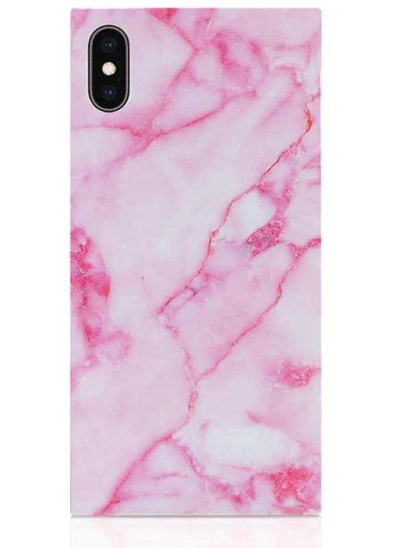 Iphone XS Max Blush Marble Case