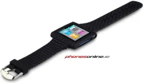 iPod Nano 6 Black Watch Strap