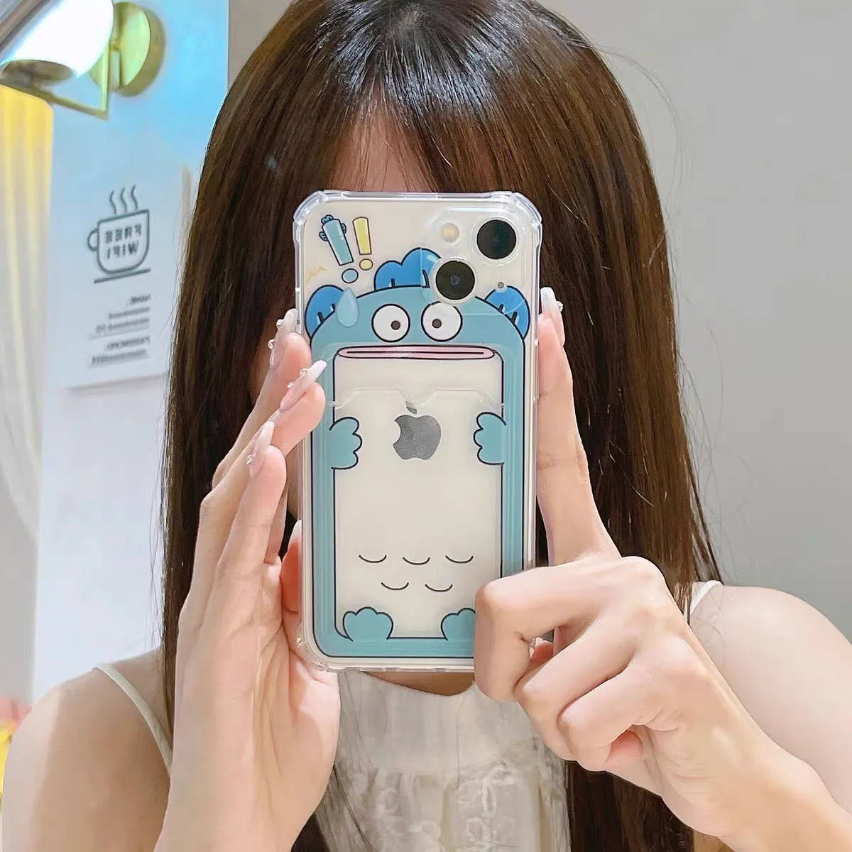 Japanese Cartoon Photo Holder | Hangyodon - iPhone Case PLUS X 11 12 13 14 15 Pro Promax