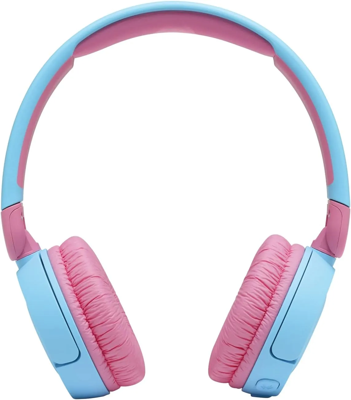 JBL Jr 310BT Kids Wireless Over-Ear Headphones - Bluetooth, Built-In Mic, Blue/Pink