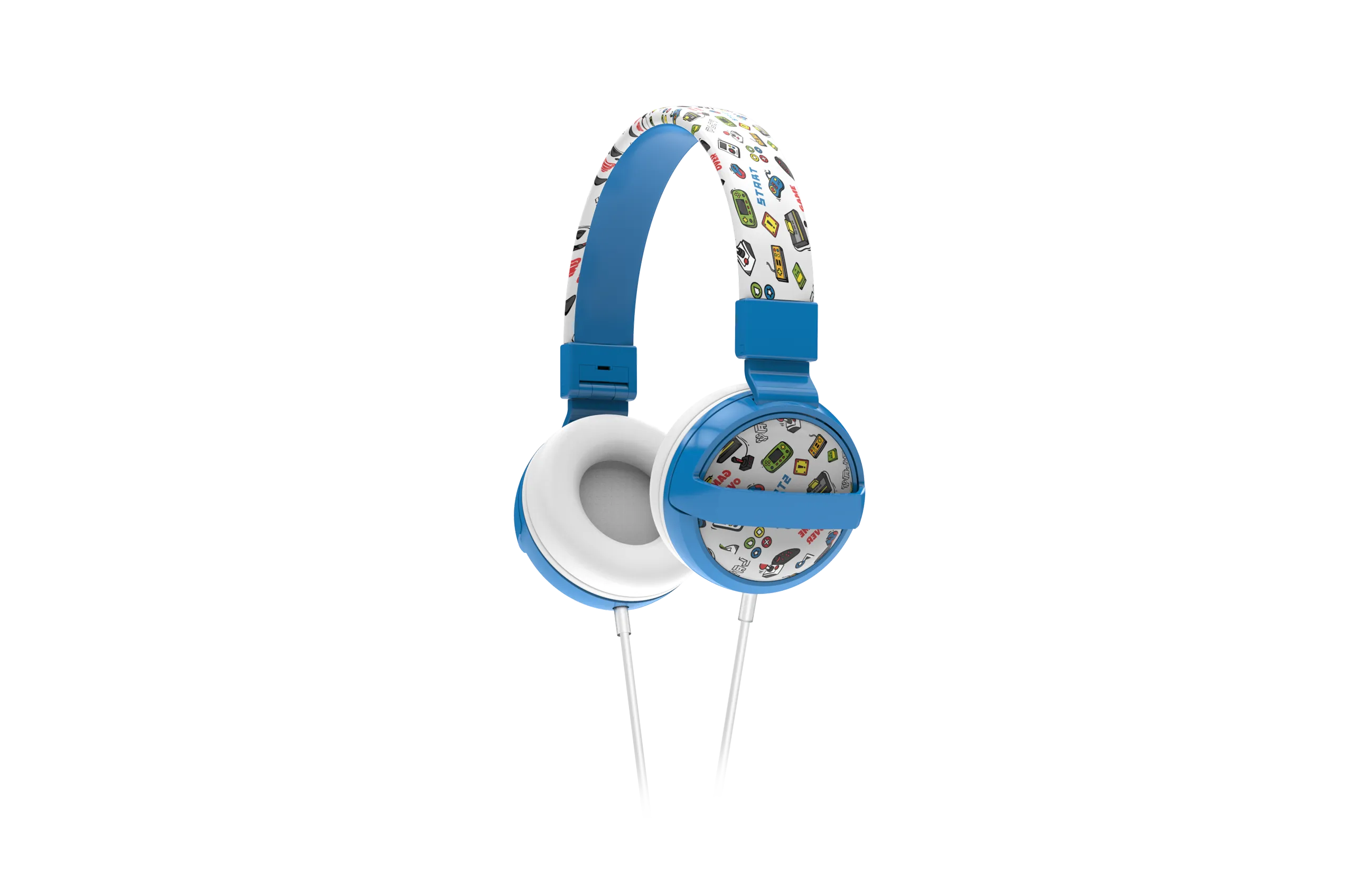 Kids SafeSounds Volume Limited Printed Over Ear Headphones for Children