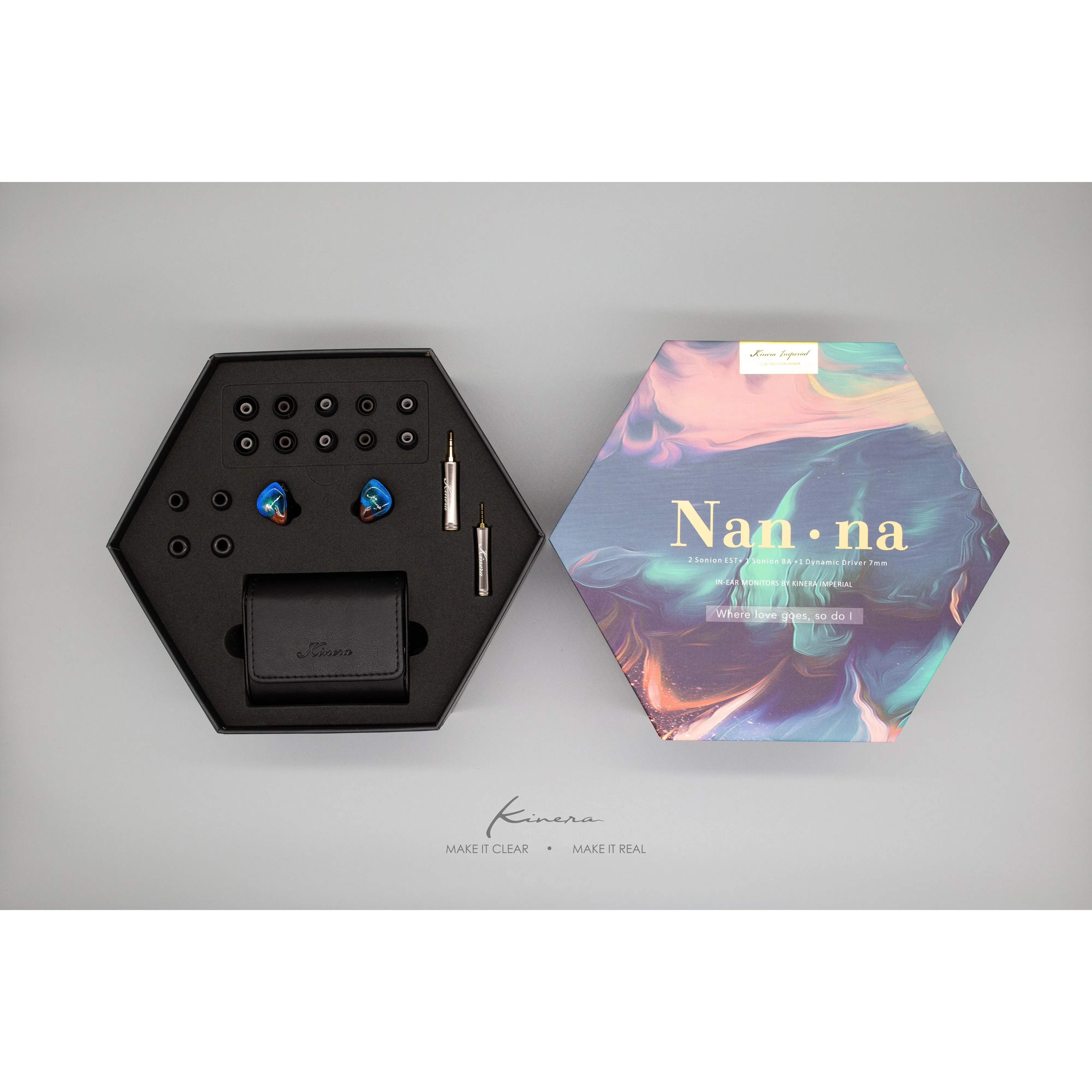 Kinera Imperial Nanna (Nanna 2.0 Pro) | Tribrid Universal IEMs