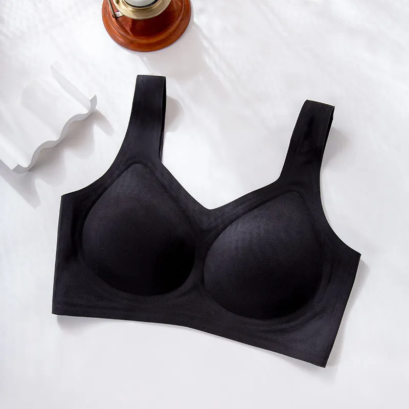 Large Open Back Seamless Wireless Bra