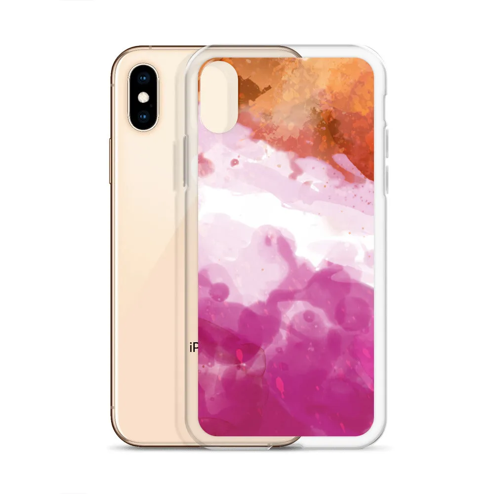 Lesbian Watercolour iPhone Case