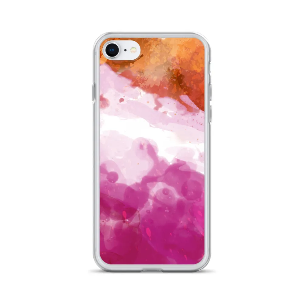 Lesbian Watercolour iPhone Case