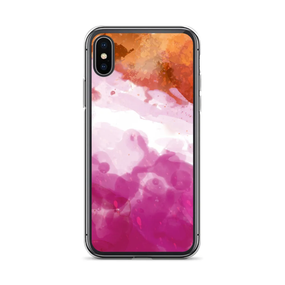 Lesbian Watercolour iPhone Case