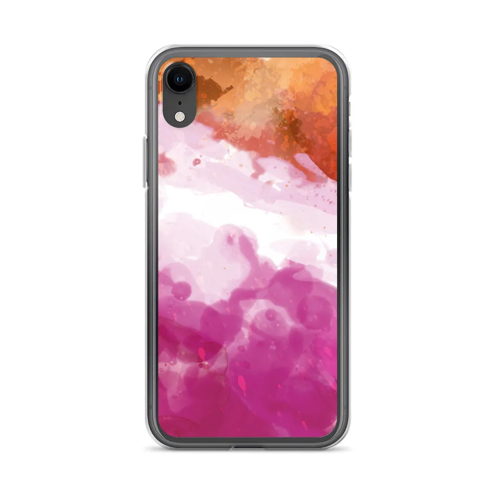 Lesbian Watercolour iPhone Case