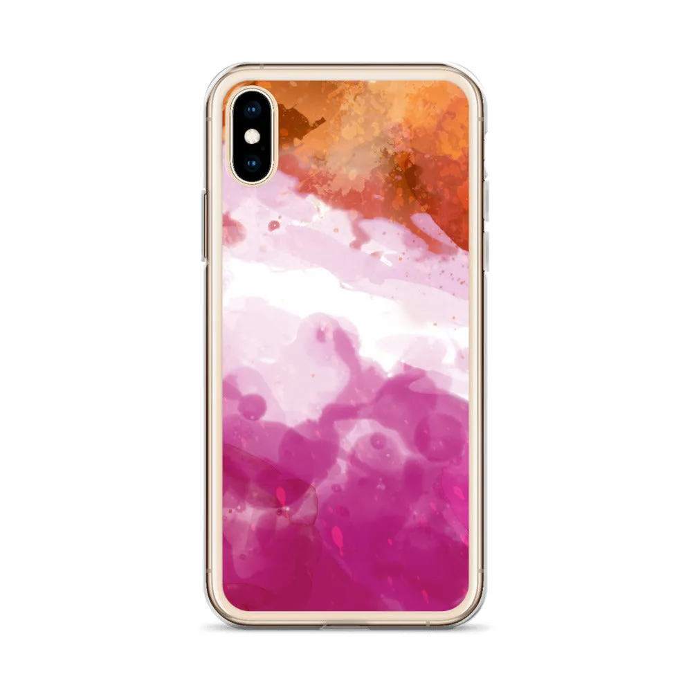 Lesbian Watercolour iPhone Case