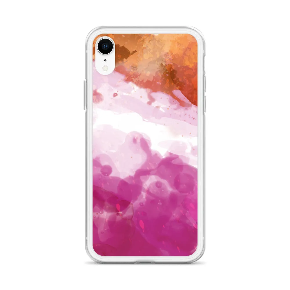 Lesbian Watercolour iPhone Case