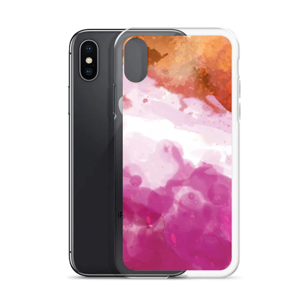 Lesbian Watercolour iPhone Case