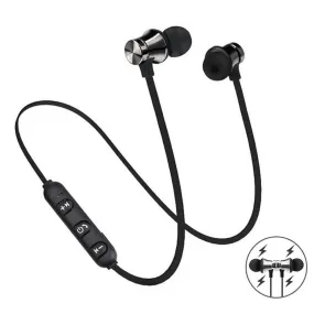 Magnetic Wireless Bluetooth Earphone Stereo Sports Waterproof Earbuds Wireless in-ear Headset with Mic