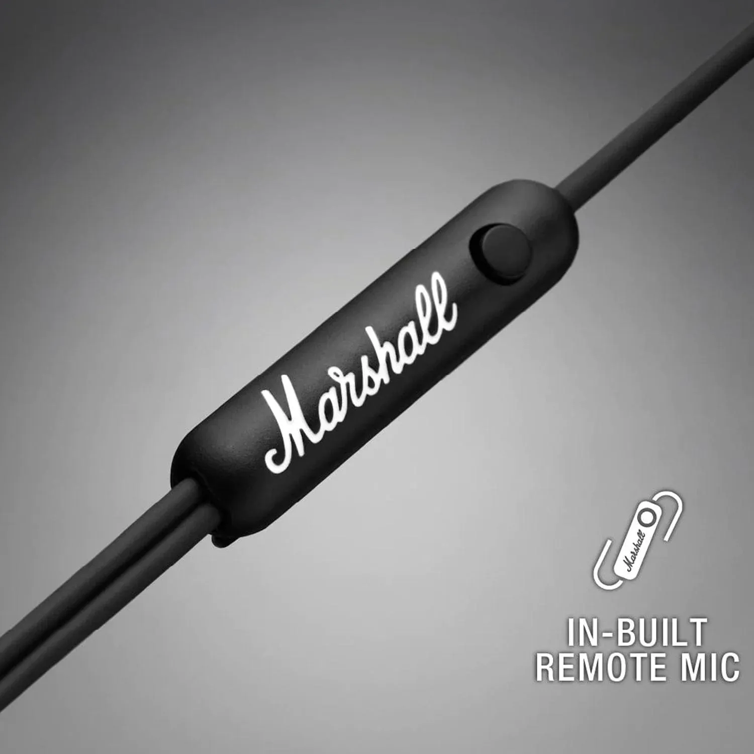 Marshall Mode Wired Earphones with Built-In Microphone & Remote