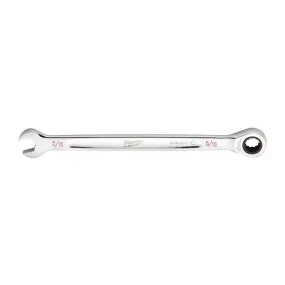 Milwaukee 5/16 in. X 5/16 in. 12 Point SAE Ratcheting Combination Wrench 5.75 in. L 1 pc