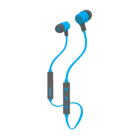 Moki FreeStyle Bluetooth Wireless Earphones Blue