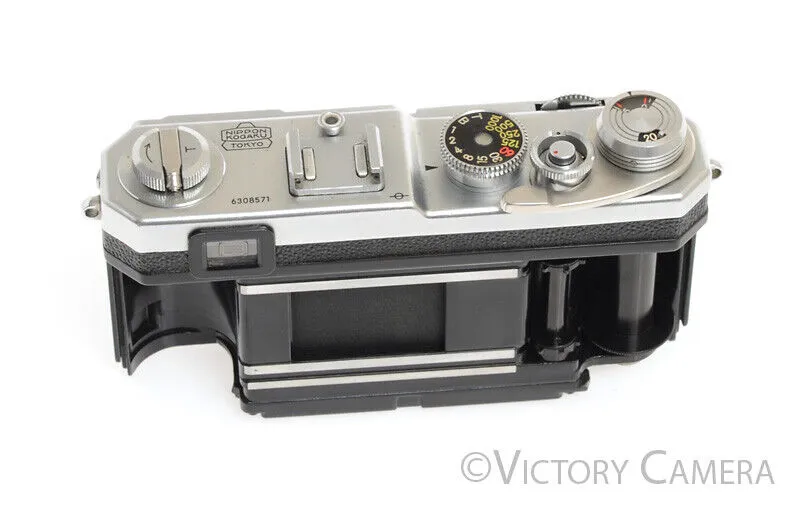 Nikon S3 Chrome 35mm Rangefinder Camera Body (only) -As is, Parts/Repair-