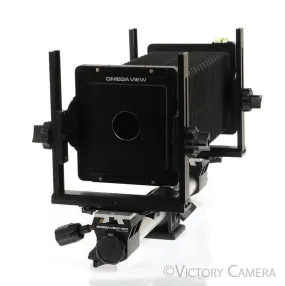 Omega View 45D Large Format 4x5 Rail Camera w/ Revolving Back -Clean-