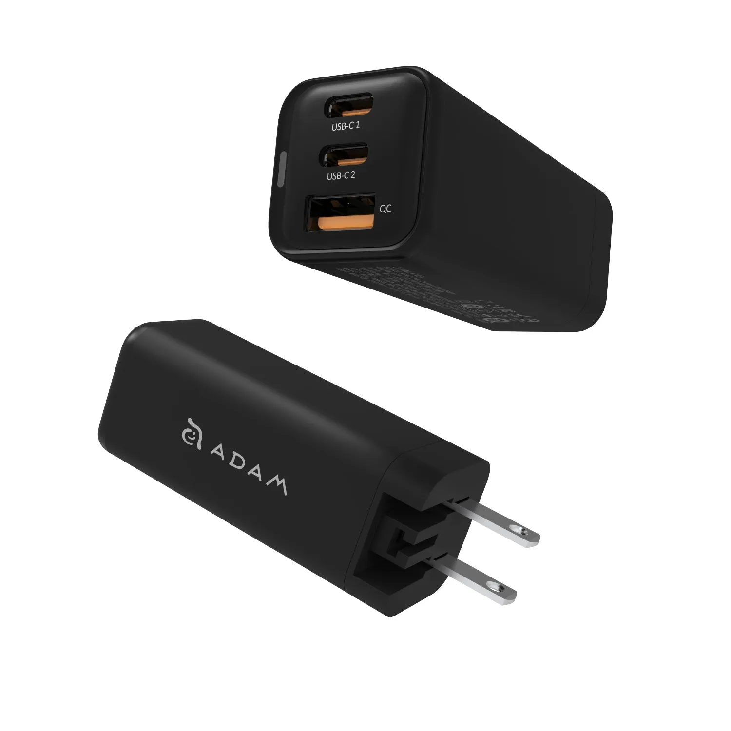 OMNIA X6i PD / QC 66W Compact Wall Charger   CASA P200 USB-C to USB-C 240W Braided Charging Cable (200CM)