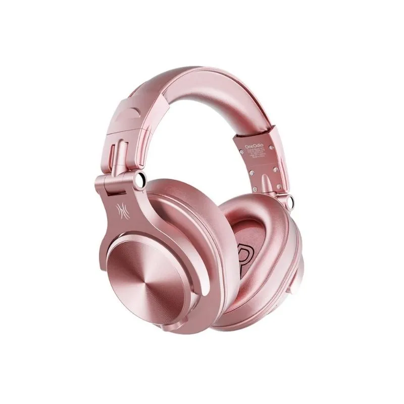 OneOdio A70 Wired & Wireless Bluetooth 5.0 Headphones with Hi-Res Audio, 72 Hours of Playback, Over-Ear Foldable & Comfortable Design, and 6.35mm & 3.5mm Jack for Music Playing, Professional DJI, and Gaming